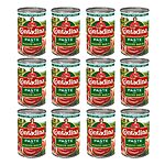 12-Pack 6-Oz Contadina Tomato Paste with Roasted Garlic $7.80 ($0.65/ea) w/ S&amp;S + Free S&amp;H w/ Prime or $25+