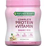 1-Lb Nature's Bounty Complete Protein &amp; Vitamin Shake Mix: Vanilla or Chocolate 2 for $19.70 ($9.85 each) w/ S&amp;S + Free Shipping w/ Prime or $25+