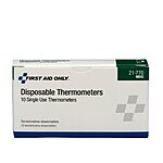 10-Pack First Aid Only Disposable Thermometers $2.20 + Free Shipping w/ Prime or on $35+
