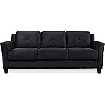 Prime Members: Lifestyle Solutions Grayson Sofa (black; 78.7&quot;x 31.5&quot; x 32.7&quot;) $199 + Free Shipping