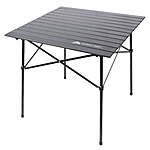Ozark Trail Roll Top Camping Table (Gray or Brown) $20