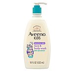 18-Oz Aveeno Kids Sensitive Skin Face &amp; Body Wash w/ Oat Extract (Tear-Free &amp; Hypoallergenic) $6.25 + Free Shipping w/ Prime or on $35+