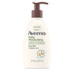 12-Oz Aveeno Daily Moisturizing Face Cleanser with Soothing Oat $5.20 w/ S&amp;S &amp; More + Free Shipping w/ Prime or on $35+