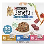 30-Pack 3-Oz Purina Beneful Small Breed Wet Dog Food (Variety Pack) $18.35 w/ S&amp;S + Free Shipping w/ Prime or on $35+