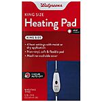 Walgreens Heating Pad Moist/Dry (King) $16.79, Fast Heat Healing Heating Pad (King) $19.59 &amp; More + Free Store Pickup