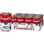 12-Pack 10.5-Oz Campbell's Condensed 25% Less Sodium Cream of Mushroom Soup $10.80 w/ S&amp;S + Free Shipping w/ Prime or on $35+