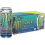 15-Pack 16-Oz Monster Energy + Juice (Aussie Style Lemonade) $17.05 w/ S&amp;S + Free Shipping w/ Prime or on $35+
