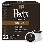 22 or 24-Count Coffee K-Cups (Peet's, Cafe Bustelo, Green Mountain, McCafe, Caribou Coffee &amp; More) $9 or less + Free Shipping