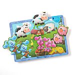 6-Piece Melissa &amp; Doug Blue's Clues &amp; You! Wooden Sound Puzzle (Musical Farm) $9.43 + Free Shipping w/ Prime or on $35+