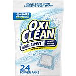 24-Count OxiClean White Revive Laundry Whitener &amp; Stain Remover Power Paks $5.20 w/ S&amp;S + Free Shipping w/ Prime or on $35+