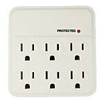 Hyper Tough 6-Outlet Surge Tap 1000-Joule Protection (White) $5 + Free S&amp;H w/ Walmart+ or $35+