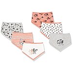 6-Pack Amazon Essentials Disney Baby Bibs (Mickey Mouse Expressions) $4.30 + Free Shipping w/ Prime or on $35+