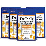 4-Pack 3-Lb Dr Teal's Pure Epsom Salt Soak (Glow &amp; Radiance with Vitamin C &amp; Citrus Essential Oils) $14.35 w/ S&amp;S + Free Shipping w/ Prime or on $35+