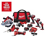 Milwaukee M18 18V Cordless 7-Tool Kit w/ 2x 3Ah Batteries &amp; Charger $449 + Free Shipping