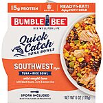 6-Pack 6-Oz Bumble Bee Quick Catch Tuna and Rice Bowl (Southwest Style) $9.60 w/ S&amp;S + Free S&amp;H w/ Prime or $35+ (YMMV)