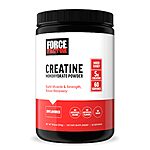 10.6-Oz Force Factor  5g Creatine Monohydrate Powder (Unflavored, 60 Servings) $9 w/ S&amp;S+ Free Shipping w/ Prime or on $35+