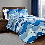 50&quot; x 60&quot; Lush Decor Shark Allover Kids Sealife Cotton Reversible Throw Blanket $12 at Target w/ Free S&amp;H on $35+