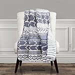 50&quot;x60&quot; Lush Decor Hygge Geo Throw Blanket (Navy/White) $8.22 at Target w/  FS on $35+
