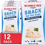 12-Pack 3.5-Oz Bumble Bee Snack On The Run Tuna Salad with Crackers Kit $10.70 w/ S&amp;S + Free Shipping w/ Prime or on $35+