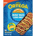 18-Count Ortega Mini Taco Slider Shells (Yellow Corn) $2.50 w/ S&amp;S + Free Shipping w/ Prime or on $35+