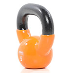 Life Fitness Kettlebells: 5-Lb Orange $15 or 17-Lb Pink $25 + Free Shipping
