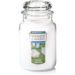 22-Oz Yankee Candle Large Jar Candle (Clean Cotton) $11.80