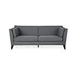 82.5&quot; Noble House Jaxen Fabric Contemporary 3-Seater Sofa (Charcoal) $237.35 &amp; More + Free Shipping