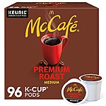 96-Count McCafe Premium Roast K-Cup Coffee Pods (Medium Roast) $35 &amp; More + Free Shipping