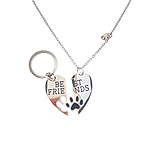 2-Piece Connections from Hallmark Stainless Steel Best Friends Tag and Necklace Set (Dog or Cat) $4 + Free S&amp;H w/ Walmart+ or $35+