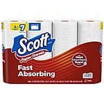 4-Pack Scott 88-Sheet Paper Towels $3.75 Free Store Pickup on $10+ Orders