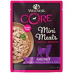 12-Pack 3-Oz Wellness CORE Natural Grain Free Small Breed Mini Meals Wet Dog Food (Chunky Chicken &amp; Chicken Liver): 2 for $16 w/ S&amp;S + Free S&amp;H w/ Prime or $35+