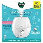 Vicks 3-in-1 Sleepy Time Ultrasonic Humidifier &amp; Essential Oil Diffuser $18 at Walgreens w/ Free Store Pickup