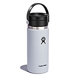 16-Oz Hydro Flask Wide Mouth Bottle w/ Flex Sip Lid (White) $12.80 + Free Shipping w/ Prime or on $35+