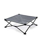 Coolaroo On the Go Foldable Elevated Travel Dog Bed (Medium, Steel Grey) $15.45