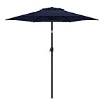 7.5&quot; Style Selections Push-button Tilt Market Patio Umbrella (Blue or Red) $29 at Lowe's w/ Free Store Pickup