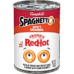 15.8-Oz Campbell's SpaghettiOs Spicy Original w/ Frank's RedHot $0.95 w/ S&amp;S + Free S&amp;H w/ Prime or $35+