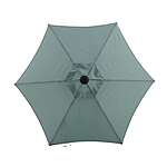 7.5' Style Selections Market Patio Umbrella (Sage Green or Tropical Leaves) $29 at Lowe's w/ Free Store Pickup