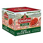 4-Pack 14.5-Oz Contadina Diced Tomatoes $3.88 w/ S&amp;S + Free Shipping w/ Prime or on $35+