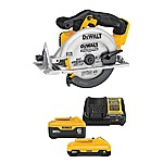 DeWALT 20V MAX 6-1/2&quot; Circular Saw w/ 6Ah + 4.Ah Battery &amp; Charger $149 + Free Shipping