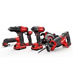 6-Tool Craftsman V20 Max Power Tool Combo Kit w/ 2x 2.0Ah Batteries & Charger $199 + Free Shipping