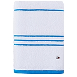 30&quot; x 54&quot; Tommy Hilfiger HomeModern American Stripe Cotton Bath Towel (White/Blue) $6.23 + Free Pickup at Macy's or Free Shipping on $25+