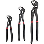 3-Piece Amazon Basics Quick Release Groove Joint Pliers Set (7", 10", 12") $14.40