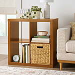 Better Homes &amp; Gardens 4 Cube Storage Organizer (Acorn) $31.11 + Free S&amp;H w/ Walmart+ or on $35+