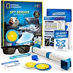 NATIONAL GEOGRAPHIC Spy Science Kit for Kids (10 Spy Missions) $10 + Free Shipping w/ Prime or on $35+