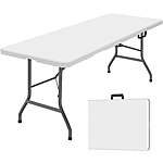 6' Leumius Multipurpose Indoor/Outdoor Folding Table (White) $44 + Free Shipping
