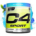 20-Servings Cellucor C4 Sport Pre Workout Powder (ICY Blue Razz or Hawaiian Punch): 2 for $22.49 ($11.25 each) w/ S&amp;S  + Free Shipping w/ Prime or on $35+