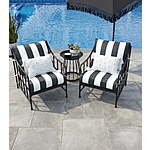 Better Homes &amp; Gardens Aubrey 3-Piece Outdoor Patio Chat Set (Stripe) $147 + Free Shipping