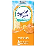 10-Count Crystal Light Citrus Powdered Drink Mix On-the-Go-Packets (Orange) $1.19 w/ S&amp;S + Free S&amp;H w/ Prime or $35+