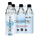 6-Count 33.8-Oz Icelandic Glacial Natural Spring Alkaline Water $9.50 w/ S&amp;S + Free Shipping w/ Prime or on $35+