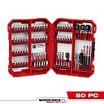 80-Piece Milwaukee SHOCKWAVE Impact-Duty Alloy Steel Screw Driver Bit Set $24.97 + Free Shipping